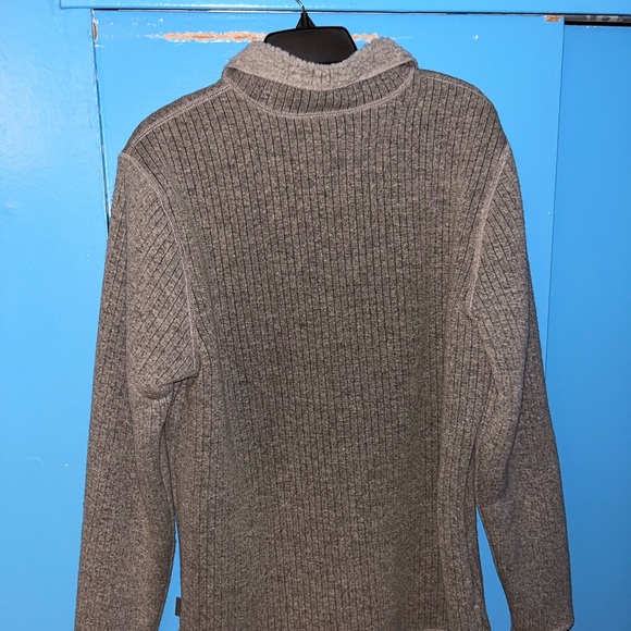 Vintage DKNY Jeans Gray Half-Zip Sweater - Picture 3 of 4